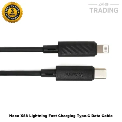 Hoco X88 Type C to Lightning Charging Data Cable PD20w 1m Fast Charging Cable